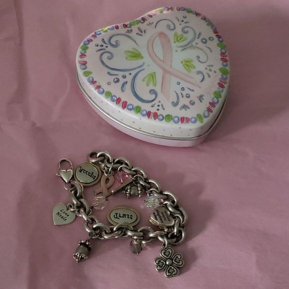 Sweet Brighton POWER OF PINK Charm Bracelet 2006 - Picture 1 of 14